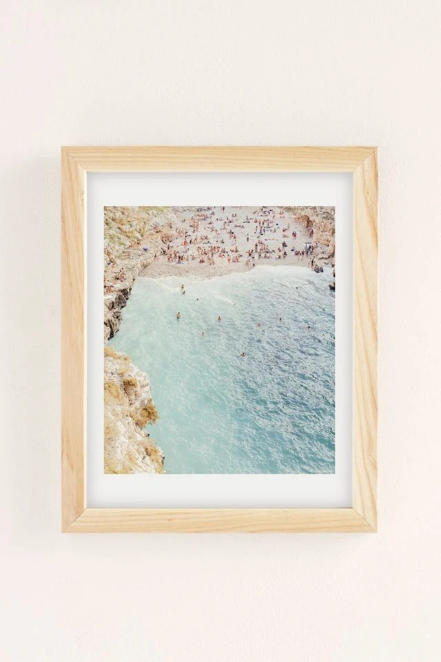 Budget π Tessa Neustadt Polignano I Art Print Natural Wood Frame 𧨠- Image 2