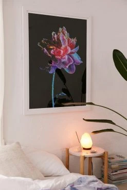 Best deal 👍 Elena Kulikova Midnight Peony 2 Art Print White Matte 🔔