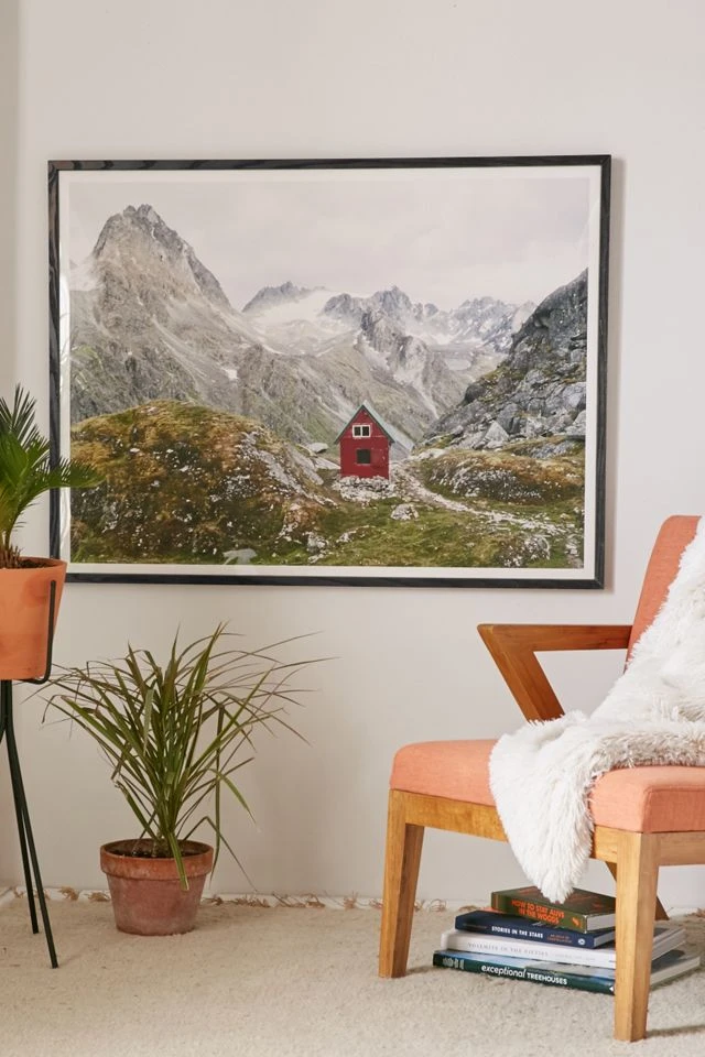 Discount π Kevin Russ Mint Hut Art Print Black Wood π