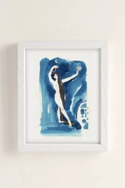 Best Pirce 👏 Kris Chau Sol Y Luna Art Print White Wood 👍