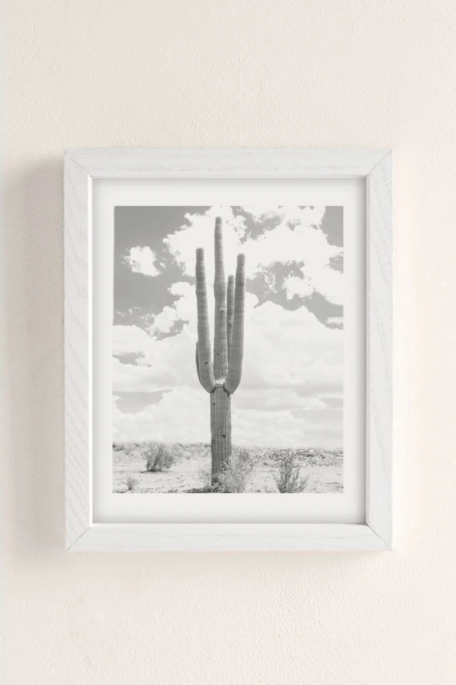 Best deal π Wilder California Solo Saguaro Art Print White Wood Frame βοΈ - Image 2