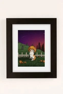 Cheap 😍 Plantspace A Fall Friend Art Print Black Matte Frame 😍