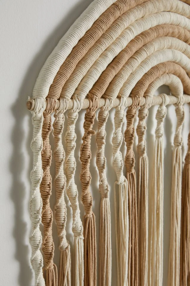 Cheap π Sun Macrame Wall Hanging Ivory β¨ - Image 3