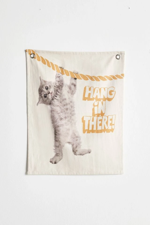 Best Pirce π Hang In There Tapestry White π₯ - Image 2