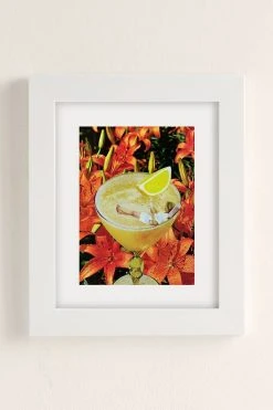 Outlet 😍 Tyler Varsell Daiquiri I Art Print White Matte Frame ⌛