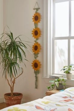 Best Sale π Climbing Sunflower Wall Hanging Natural π₯