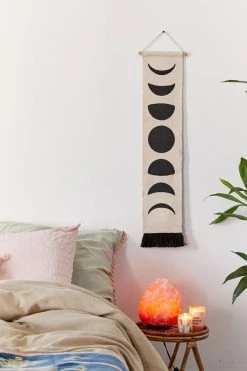 Cheapest π Moon Phase Wall Hanging Black + White β