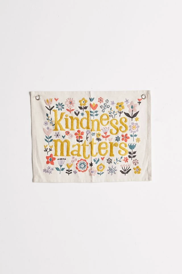 Cheapest β€οΈ Kindness Matters Tapestry Cream π - Image 2