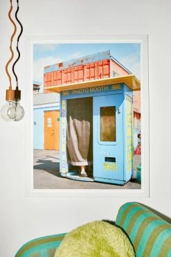 Deals 🧨 Steph Estrada Face Place Art Print White Wood Frame 😀