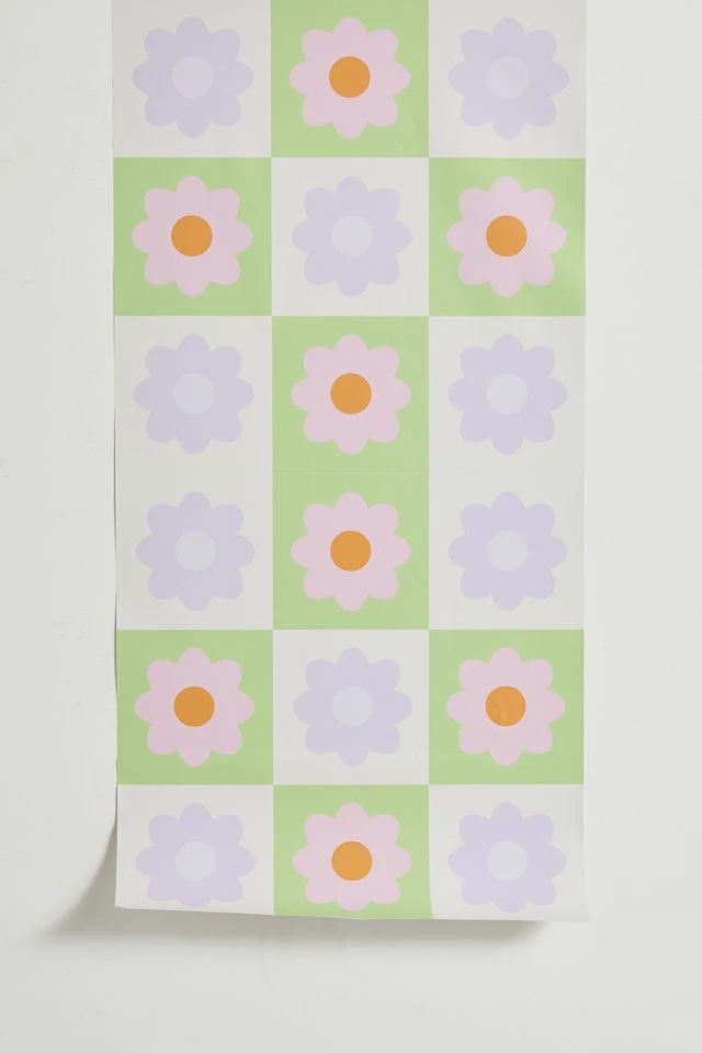Hot Sale π₯ Grace Retro Flower Pattern III Removable Wallpaper Multi π - Image 2
