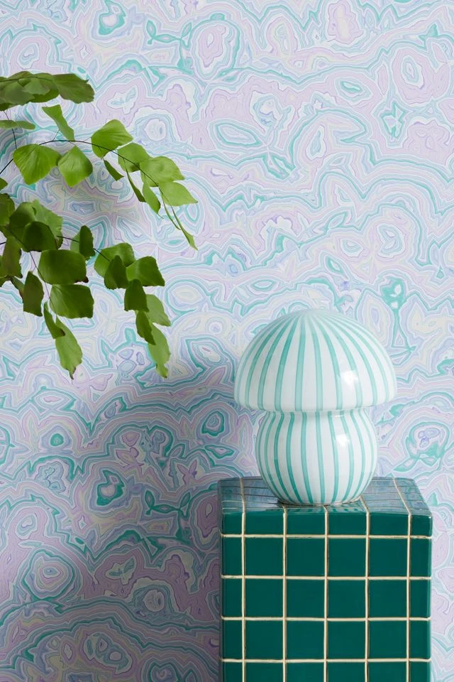 Best deal β Kaleiope Studio Pastel Squiggly Stripes Removable Wallpaper Multi π