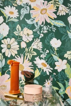 Buy ⌛ Bali Removable Wallpaper Green ⌛