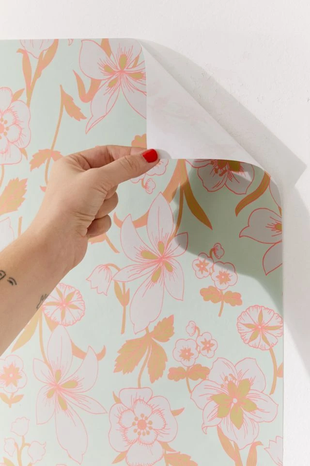 Best reviews of π Pastel Floral Removable Wallpaper Floral Multi βοΈ - Image 3