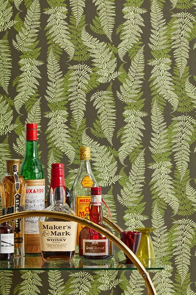Best Pirce π Avenie Countryside Garden Green Ferns Removable Wallpaper Green Multi β€οΈ