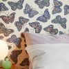 Discount 🔥 Avenie Countryside Butterflies Removable Wallpaper Blue 🤩