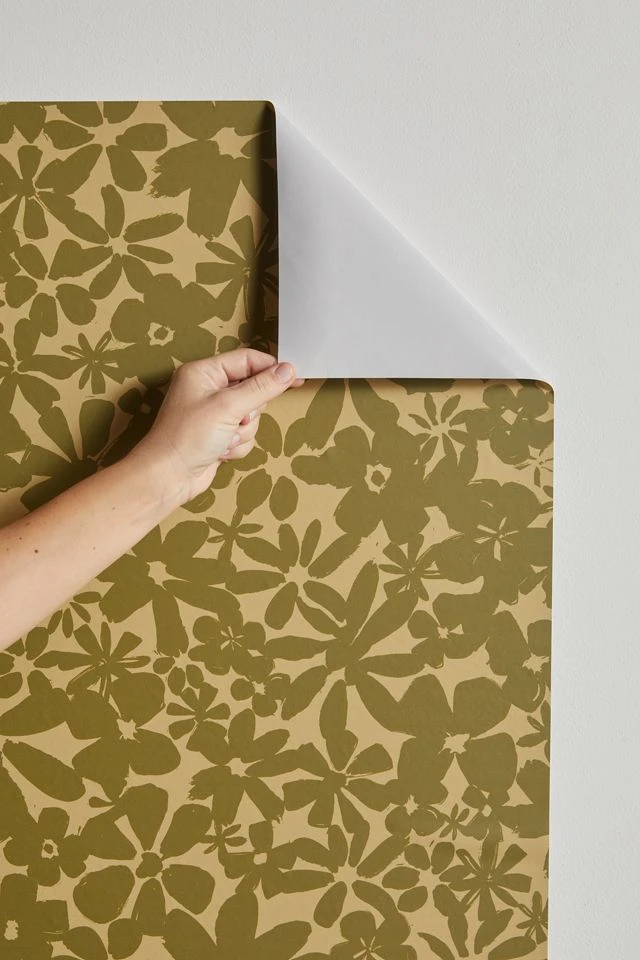Best Pirce π Andie Floral Removable Wallpaper Khaki β - Image 3
