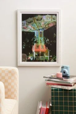 Best Sale π Steph Estrada Neon βοΈ Summer Art Print White Wood Frame π