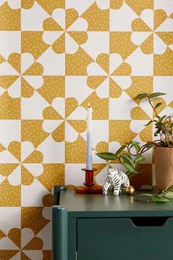 Best deal 😍 Geo Bloom Removable Wallpaper Gold 😍