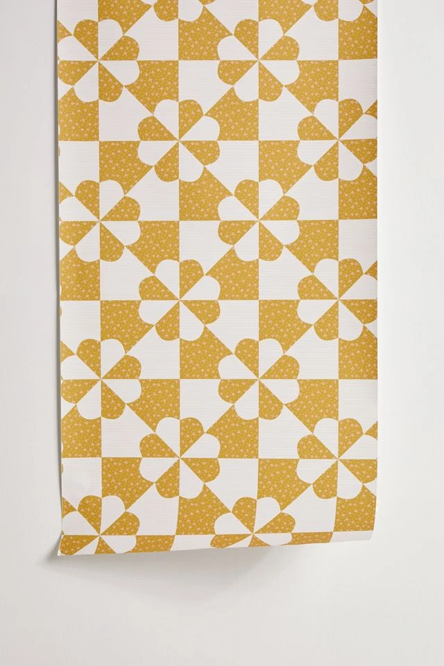 Best deal π Geo Bloom Removable Wallpaper Gold π - Image 2