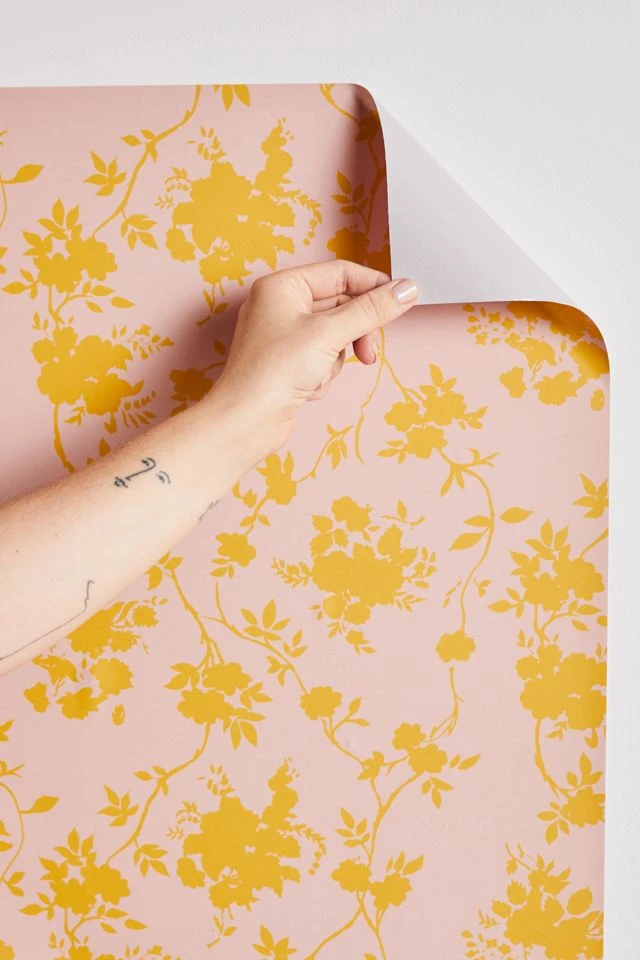 Best deal β€οΈ Vine Leaf Removable Wallpaper Pink Multi π - Image 2