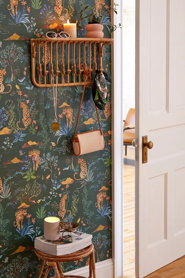 Best Pirce π Chillinβ Cheetahs Removable Wallpaper Green π