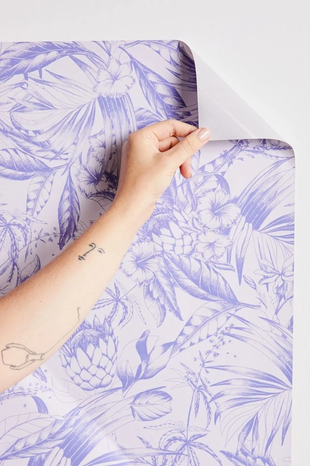 Cheap π Toile Removable Wallpaper Lavender π - Image 2