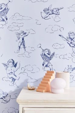 Deals π― Cherub Removable Wallpaper Blue β
