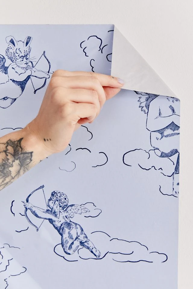 Deals π― Cherub Removable Wallpaper Blue β - Image 3