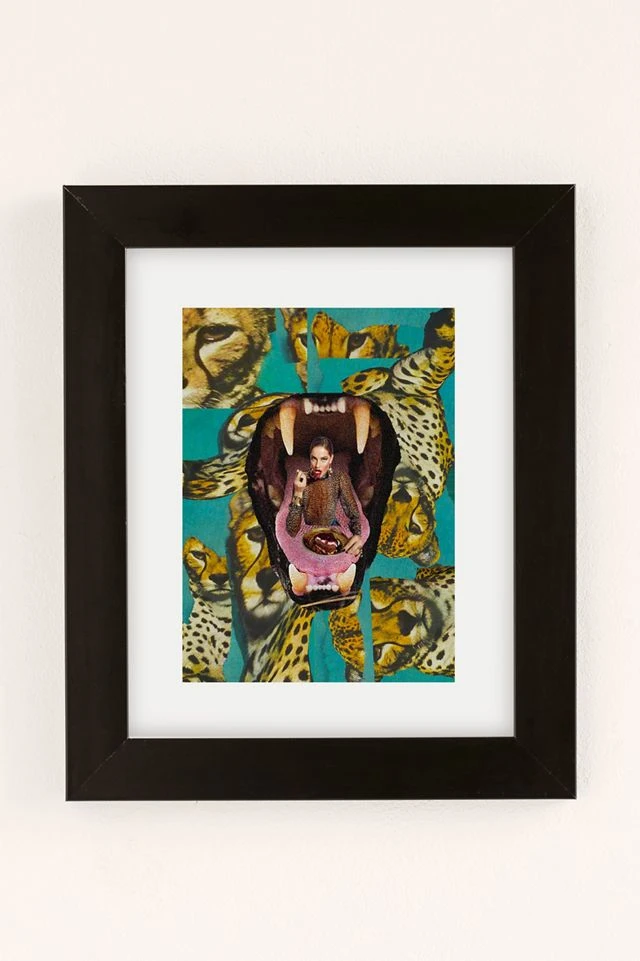 Top 10 π Olivia Stafne FERAL Art Print Black Matte Frame π― - Image 2