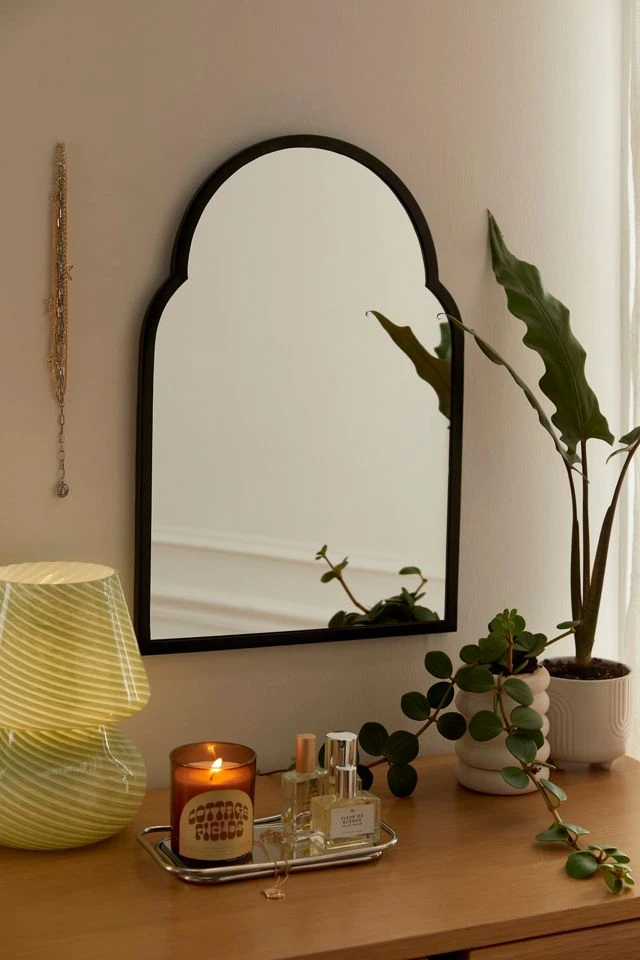 Cheapest π₯ Varena Arched Wall Mirror Black π―
