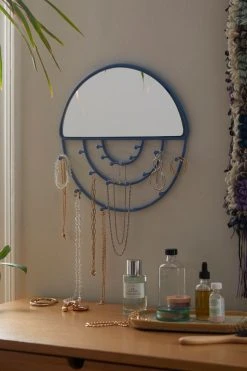 Buy π Roya Medium Jewelry Storage Hanging Mirror Blue β€οΈ