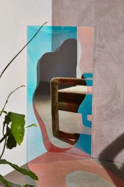 Wholesale π€© Galisfly Squared Wiggly Reflector Wall Mirror Assorted π