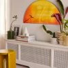 Brand new 🛒 Sunset Arc Wall Mirror Orange 💯