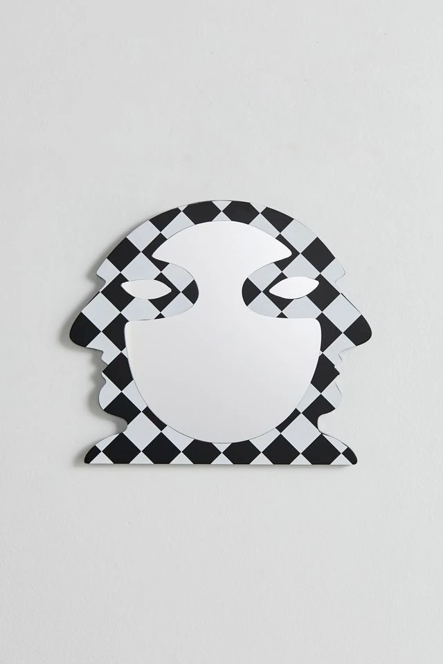 Promo π Areaware Profile Wall Mirror Black + White π - Image 2