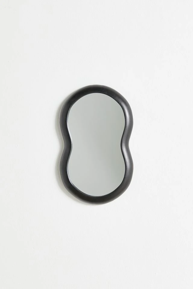 Cheapest π Waverly Bean Mirror Black 𧨠- Image 2