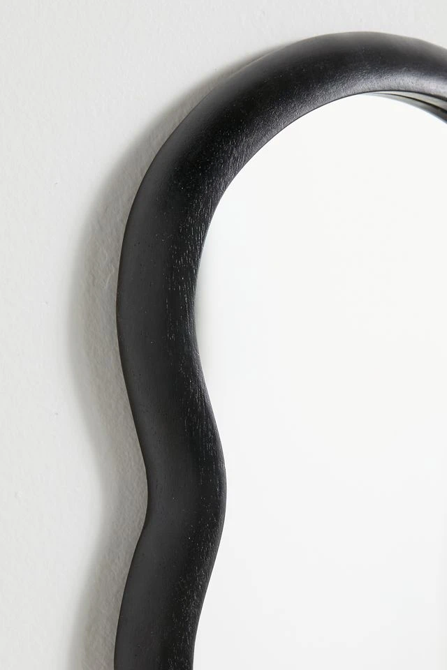 Cheapest π Waverly Bean Mirror Black 𧨠- Image 3