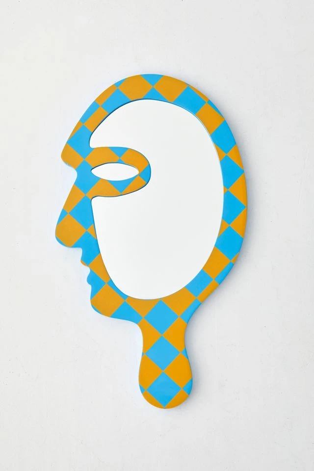 Best Pirce π Areaware Profile Vanity Hand Mirror Blue Multi β - Image 2