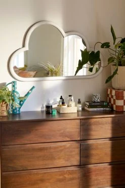 Outlet 𧨠Cloud Mirror White βοΈ