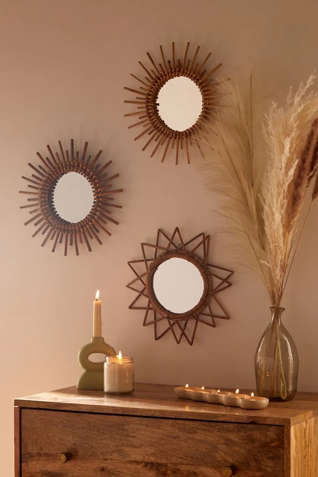 Wholesale π Magical Thinking Woven Wall Mirror Burst βοΈ
