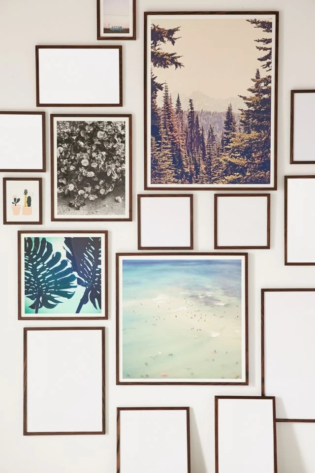 Deals π Walnut Wood Art Print Frame Brown π