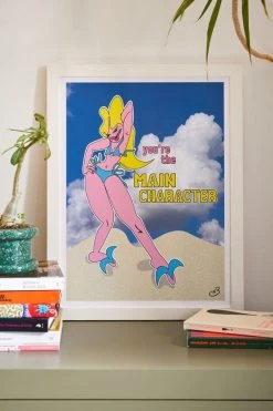 Top 10 β¨ Nikoteenie Main Character Baby Art Print White Matte Frame π