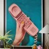 Best Pirce 🥰 Laura Murray Telephone I Art Print Black Wood Frame 👍