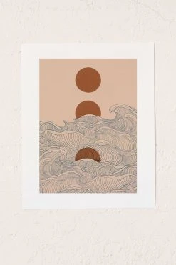 Best Sale ❤️ Jimmy Tan Vintage Abstract Landscape Art Print No Frame 🌟