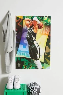 Flash Sale 😉 NBA Milwaukee Bucks Giannis Antetokounmpo Poster Multi 💯