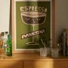 Best reviews of 🔥 Fox And Velvet Espresso Martini Art Print Natural Wood Frame 🎉