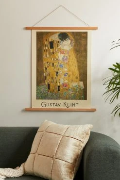 Cheapest 👏 PSTR Studio Gustav Klimt The Kiss Art Print Multi ⭐