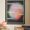 Top 10 ✨ Ducky B Change Your World Art Print Black Wood Frame 😀