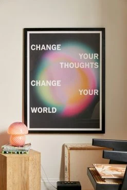 Top 10 β¨ Ducky B Change Your World Art Print Black Wood Frame π