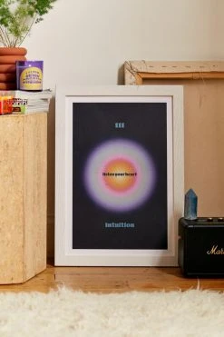 Deals 🛒 Emanuela Carratoni Angel Numbers Intuition 111 Art Print White Wood Frame 😀