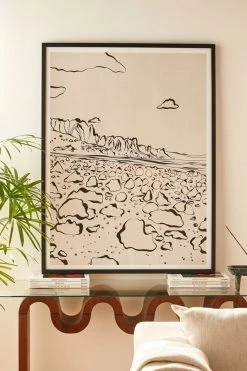 Hot Sale 🤩 Alisa Galitsyna Rocky Landscape Art Print Black Matte Frame 😍